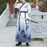 Kimono stylé pour homme en teinture dégradée