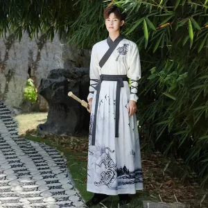 Kimono homme tigre traditionnel