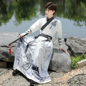 Kimono homme avec motif tigre