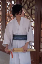 Kimono classique pour homme, style sobre et raffiné