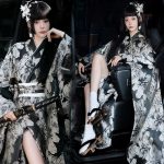 Kimono Japonais Élégant Femme