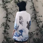 Veste Kimono Confortable Femme en style japonais