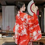 Vêtement Japonais de Soie pour Femme