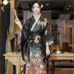 Kimono Femme Soie Coloré