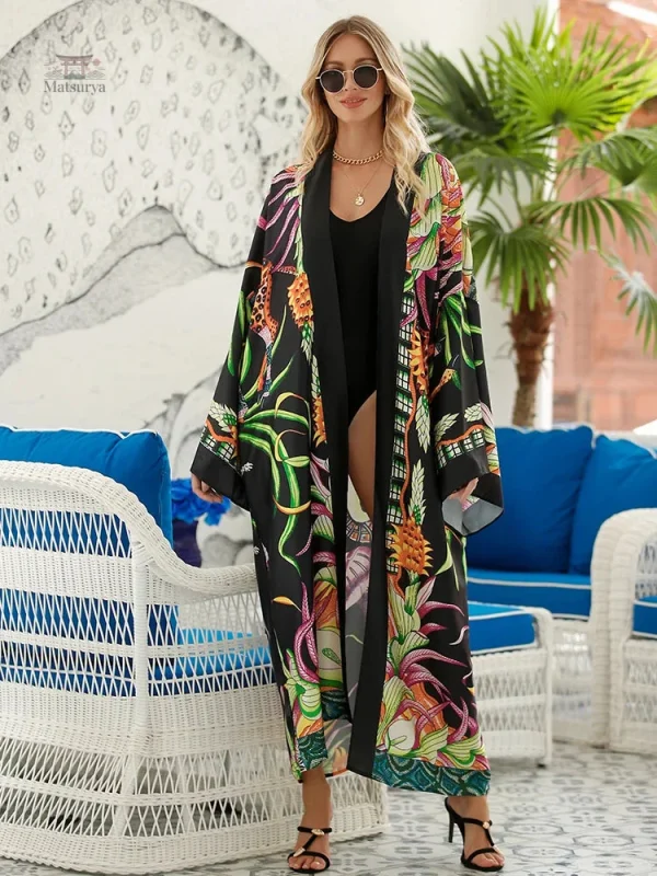 Style japonais avec ce kimono femme