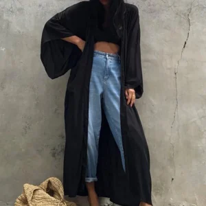 Kimono long pour la plage