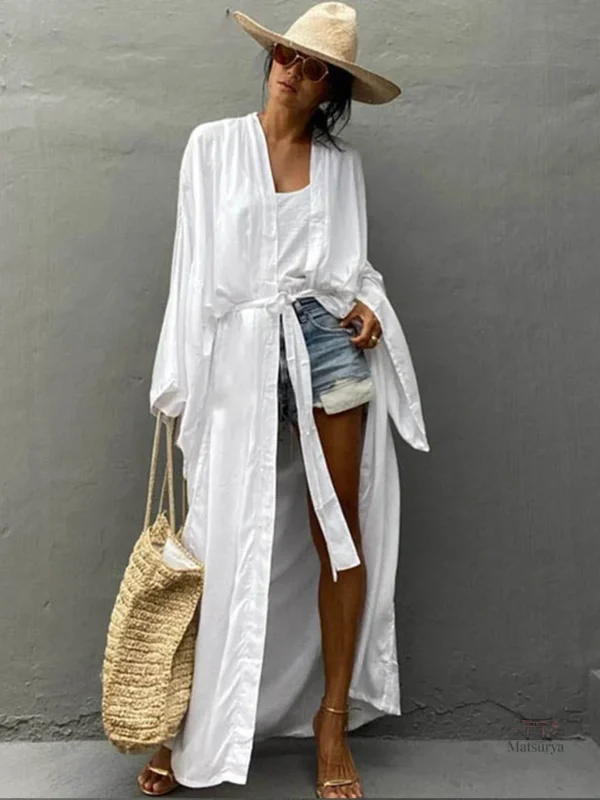 Vêtement d'été : kimono long