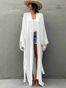 Kimono long au style décontracté