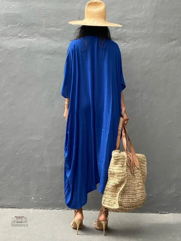 Kimono de plage avec coupe fluide
