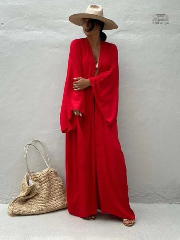 Accessoire mode : kimono plage chic