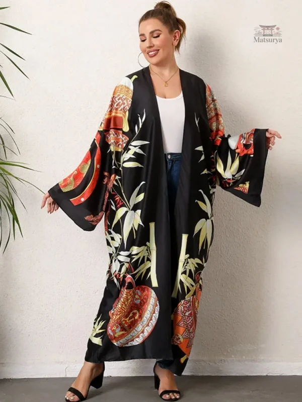 Vêtement japonais femme au design contemporain