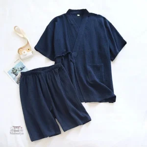 Kimono pyjama homme en style japonais traditionnel