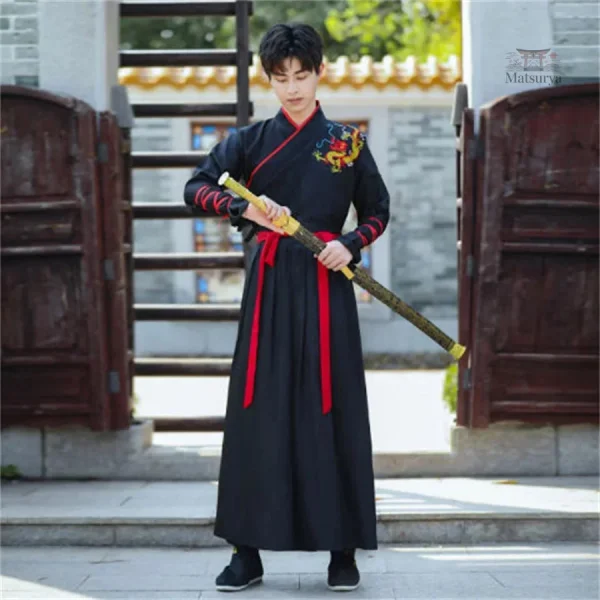 kimono-samourai-1 Kimono Samouraï traditionnel pour homme