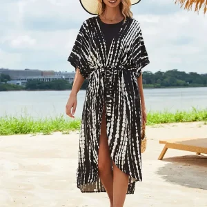 Kimono plage léger et confortable