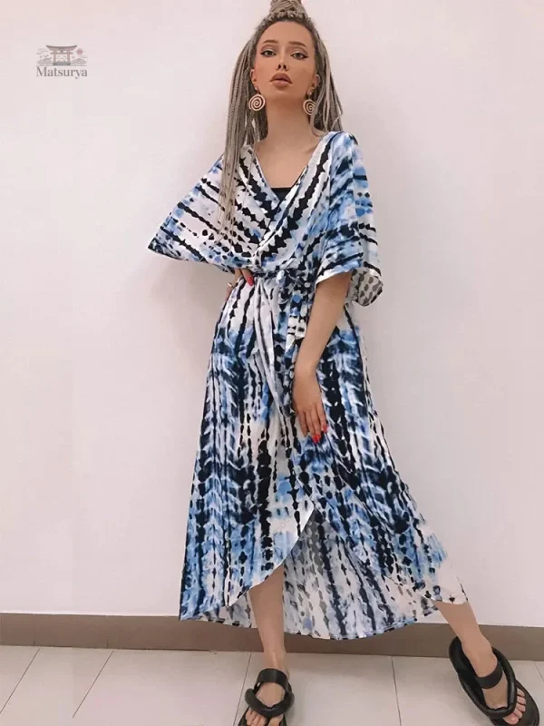 Kimono de plage coloré pour l'été