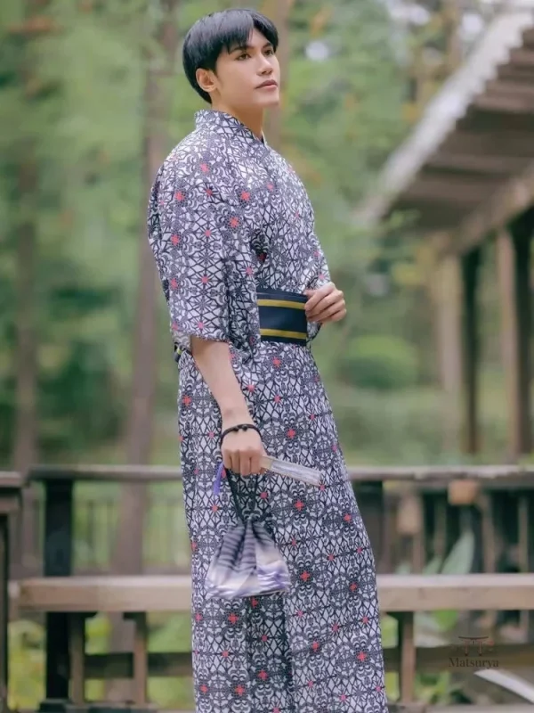 Kimono traditionnel été léger pour homme