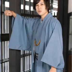 Kimono homme uni chic traditionnel