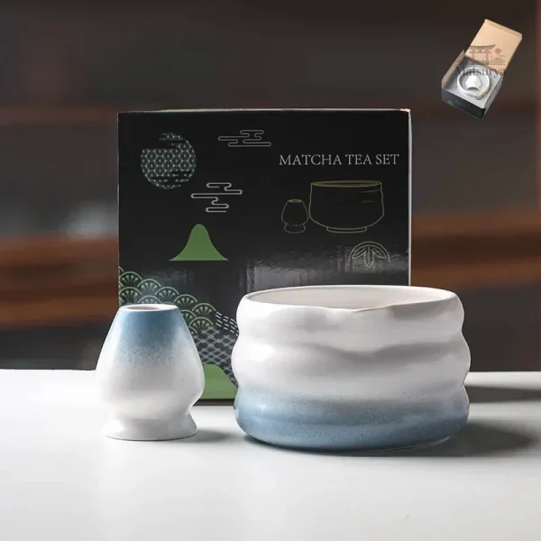 Outils de préparation du matcha pour amateurs de thé japonais