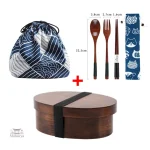 Boîte à bento avec couvercle hermétique