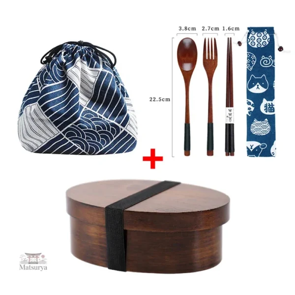 Boîte à bento avec couvercle hermétique