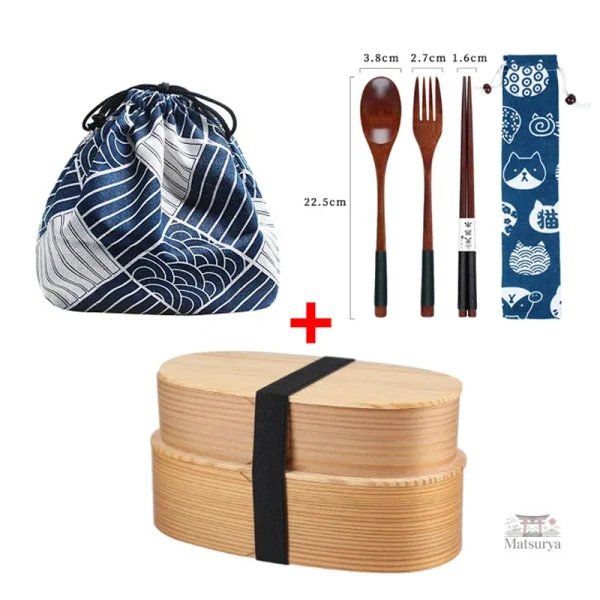 Kit de boîtes à bento pour repas faits maison
