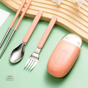 Couverts japonais pratiques pour repas en déplacement