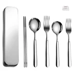 Couverts Inox style japonais