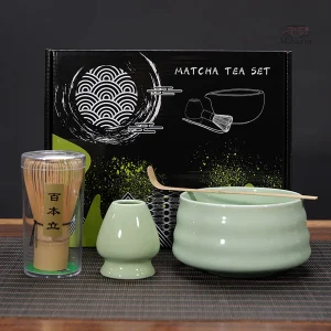 Ensemble complet pour la cérémonie de thé matcha