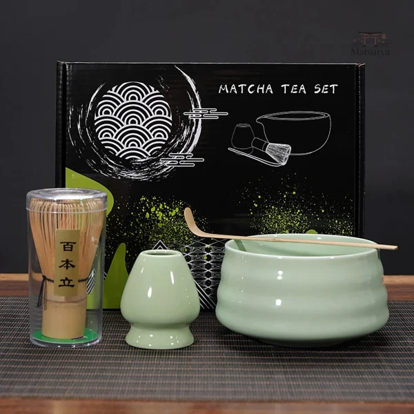 Ensemble complet pour la cérémonie de thé matcha
