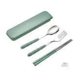 Kit de couverts 3 pièces pour repas japonais