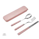 Set de couverts design japonais de trois pièces