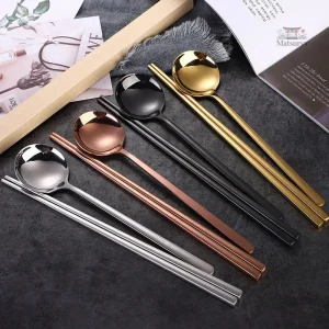 Kit cuillère et baguette japonaise en bois