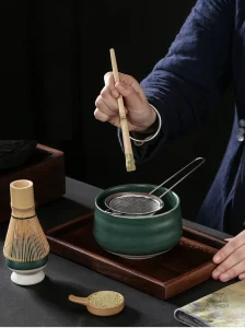 Éléments essentiels pour la cérémonie du matcha