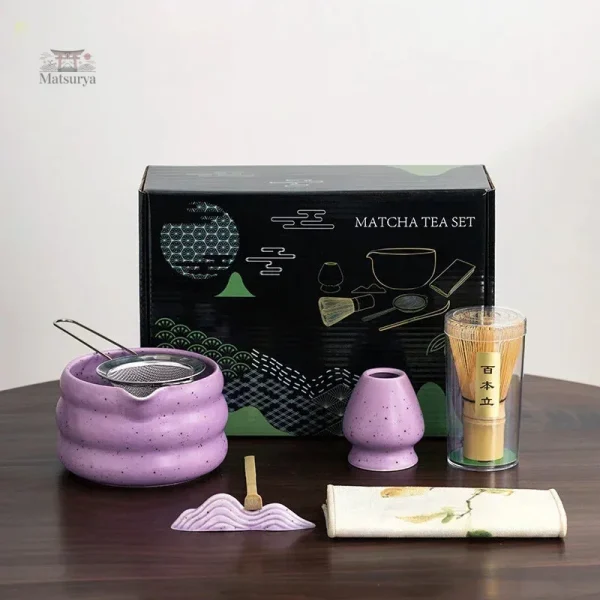 Outils de préparation pour le thé matcha