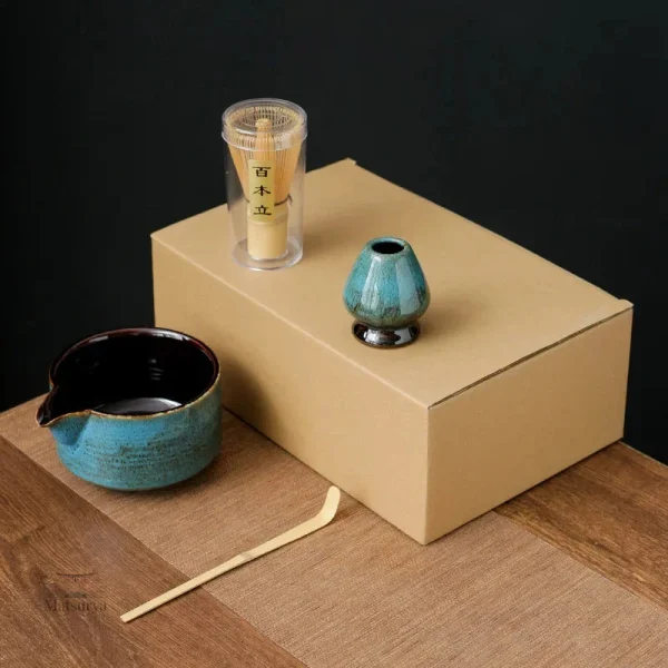 Équipement pour préparer du matcha