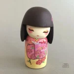 Kokeshi Vintage en bois
