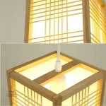 Éclairage japonais design pour intérieur