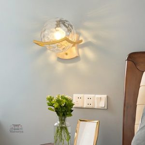 Lampe chevet murale japonaise élégante et lumineuse