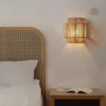 Lampe décorative japonaise en corde pour intérieur moderne