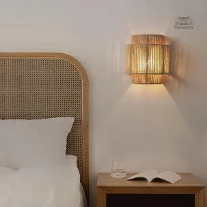 Lampe décorative japonaise en corde pour intérieur moderne