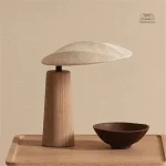 Lampe de bureau en bois massif design japonais