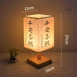 Lampe Japonaise design, forme carrée pour votre intérieur