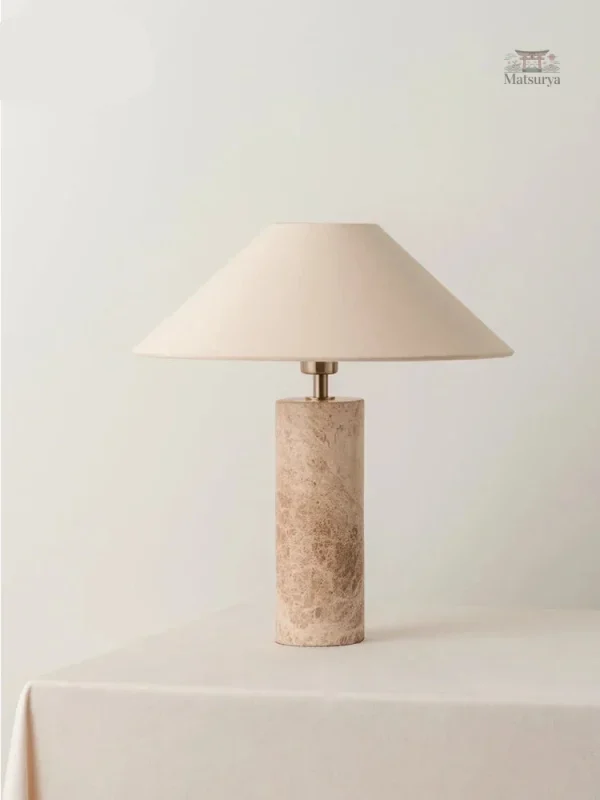 lampe-de-chevet-japonaise-en-marbre-1 Lampe Japonaise en Marbre pour chevet