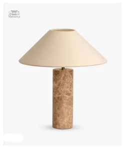 Lampe de chevet design japonais en marbre
