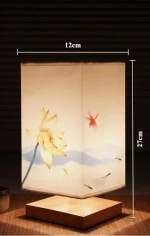 Éclairage d'ambiance japonais traditionnel pour chambre