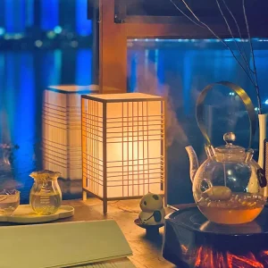 Éclairage japonais moderne pour décoration intérieure
