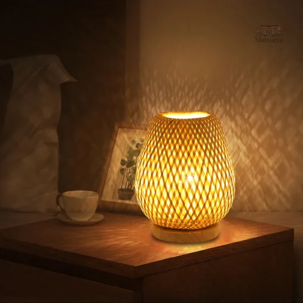 lampe-de-table-japonaise-zen-1 Lampe de Table Japonaise Zen, design apaisant et élégant