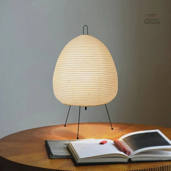 Lampe décorative inspirée du design japonais traditionnel