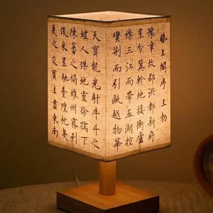 Lampe Japonaise Décorée au design élégant et traditionnel