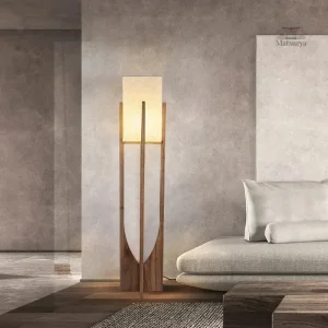 Lampe Japonaise en bois naturel pour ambiance zen